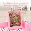 Pet Rabbit Hay Feeder Small Animal Hamster Pig Less Wast