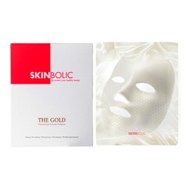 Skinbolic Moisture Radiance Whitening Lifting Sheet The Gold Mask Pack 25g / 스킨볼릭 수분 광채 미백 리프팅시트 더 골드 마스크 팩 25gX5매