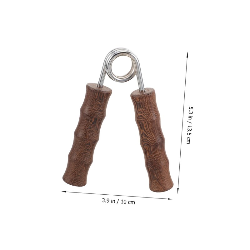 Abaodam 1 Pair Heavy Strength Wooden Finger Exerciser Durable Hand