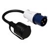 McPower CEE plug to earthing contact coupling, 0.35 m, H07RN-F