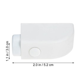 Mipcase 4pcs Sliding Window Stopper Lock Window Security Latch Easy to Install Theft Device for Sliding Doors