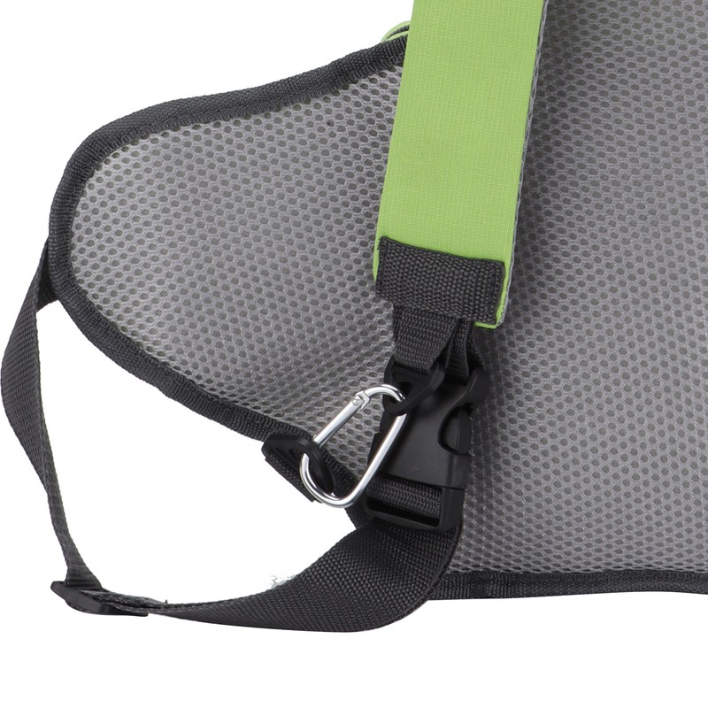 Polyester Multifunctional Fishing Tackle Crossbody Bag with Adjustable Shoulder Straps(Green