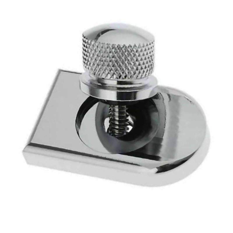 Chrome Rear Seat Screw Bolt Mount Knob Cover For Harley