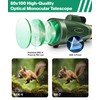 80x100 HD Monocular-Telescope for Adults Larger Vision Monoculars High Powered