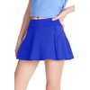 DEVOROPA Girls Tennis Skirts Stretch Adjustable Waist Youth Golf Athletic