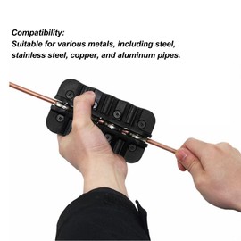 Handheld Tubing Straightener, 3/4in 19mm Universal Pipe Straightening Tool, Tube Straightener for Fuel Lines for Fuel Brake Lines, Brake Line Straightening