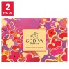 Godiva Premium Assortment Spring Box, 22.6 Oz., 27-Piece, 2-Pack