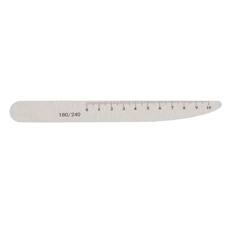 50pcs Washable Reusable Nail File with Scale Professional Home Salon