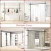 Kokorona Room Divider, No Drilling Curtain Rod 3.6-10ft (H) 3.6-10ft