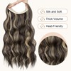 TESS Flip in Extensions 50 cm, Dark Brown with Ash