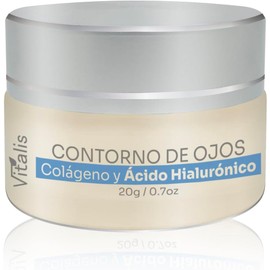 Contorno de Ojos con Ácido Hialurónico y Colágeno – Reduce Ojeras, Bolsas y Arrugas Hidratación Intensa Día y Noche Textura Ligera y Rápida Absorción – 20g