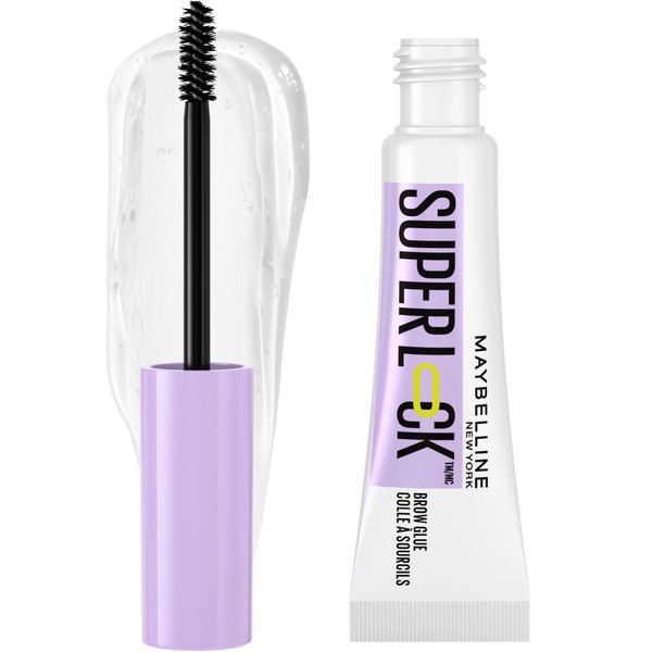 Maybelline Super Lock Brow Glue Eyebrow Gel, Lightweight Brow Gel
