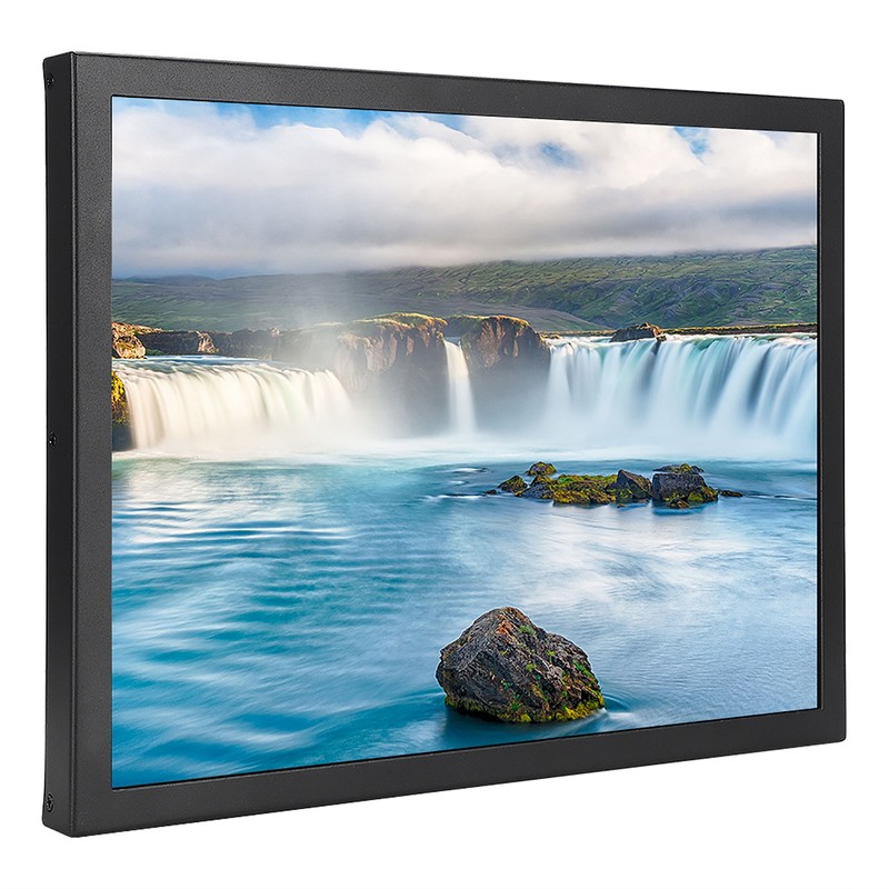 15in TFT 4:3 Display 1024x768 Embedded Industrial Monitor HDMI/VGA/AV/BNC/USB