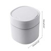 ETRAVEL Small bin office desk bin with lid for countertop,