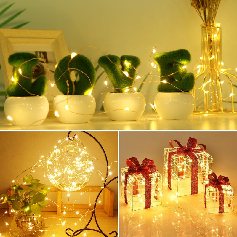 kolpop 6 Pack LED Fairy Lights Battery Operated, Mini Twinkle