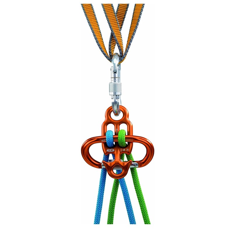 Climbing Technology Grove Discensore Insurer Function, Orange