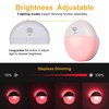 YUNLEX 2 Pack Red Night Light, Battery Operated Night Light,