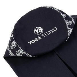 Yoga Studio Spare Organic Cotton Bolster Covers With Handle And Zipper (Elephant - Midnight Blue)