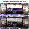 JeCar 4pcs Purple Interior Dash Cover Trim Accessories for 2024