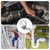 sourcing map 10Pcs Double Wire Hose Clamp, 21-25mm Adjustable Stainless