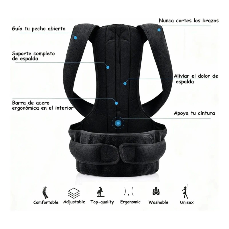 Premiumcorrectorpostura Para Hombresmujeres Conplaca Soporte