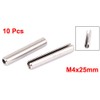 Sourcingmap M4x25mm 304 Stainless Steel Split Spring Roll Dowel Pins