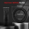 BANGTING 2PCS 60/70-6.5 Scooter Tire, 10x2.5 inch Tire Solid for