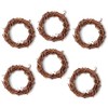 6 Inch Grapevine Twig Wreaths by Factory Direct Craft (6
