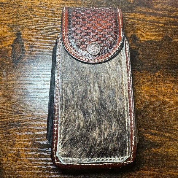 Leather Cellphone Holster - Style: #12