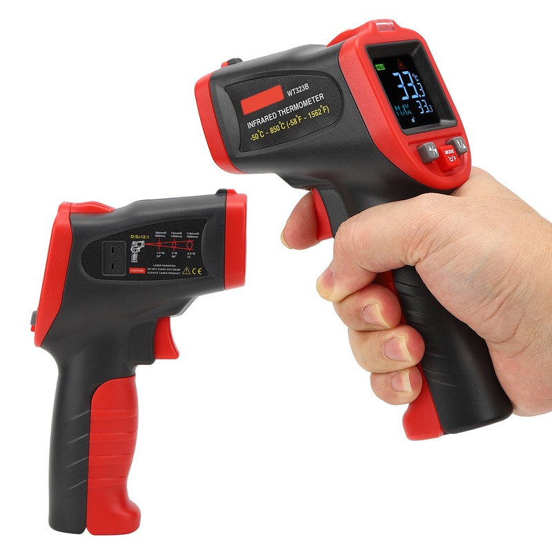 WT323B 50℃850℃ Infrared Thermometer Industrial Portable Handheld Electronic Temperature Tester