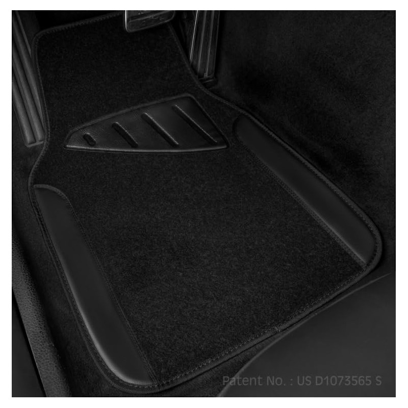 CAR PASS Alfombrillas impermeables para coche de ajuste universal, alfombras