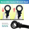 WEDO 24mm Scaffold Podger Ratchet Wrench, One Side Socket Wrench,