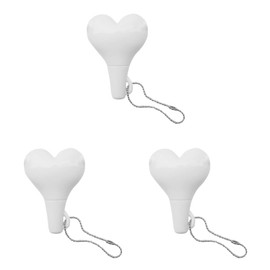 Gatuida 3pcs Heart Shape Earphone Splitter Dual Port Audio Connector for Headphones and Speakers Portable Design for and Music Sharing White