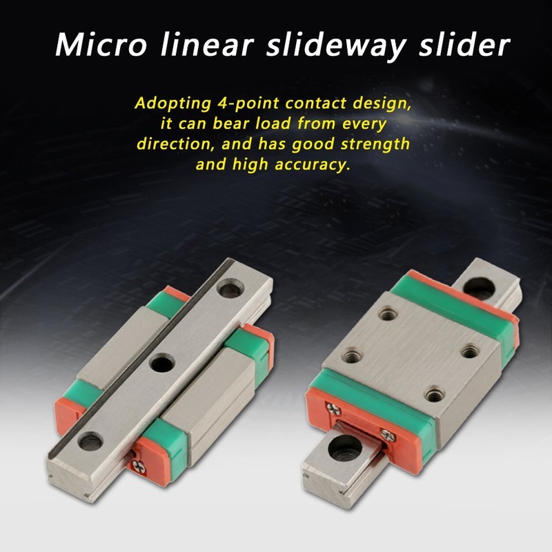 Mini Linear Rail Guide, LWL7B 40/55/70 mm Miniature Bearing Steel