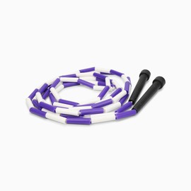 Splay Beaded Jump Rope Purple, Speed Jumping Rope Cable for Gym Ropes Workout, Jump Ropes for Fitness,Adjustable Jump Rope for Men, Women, Jump Rope for Kids