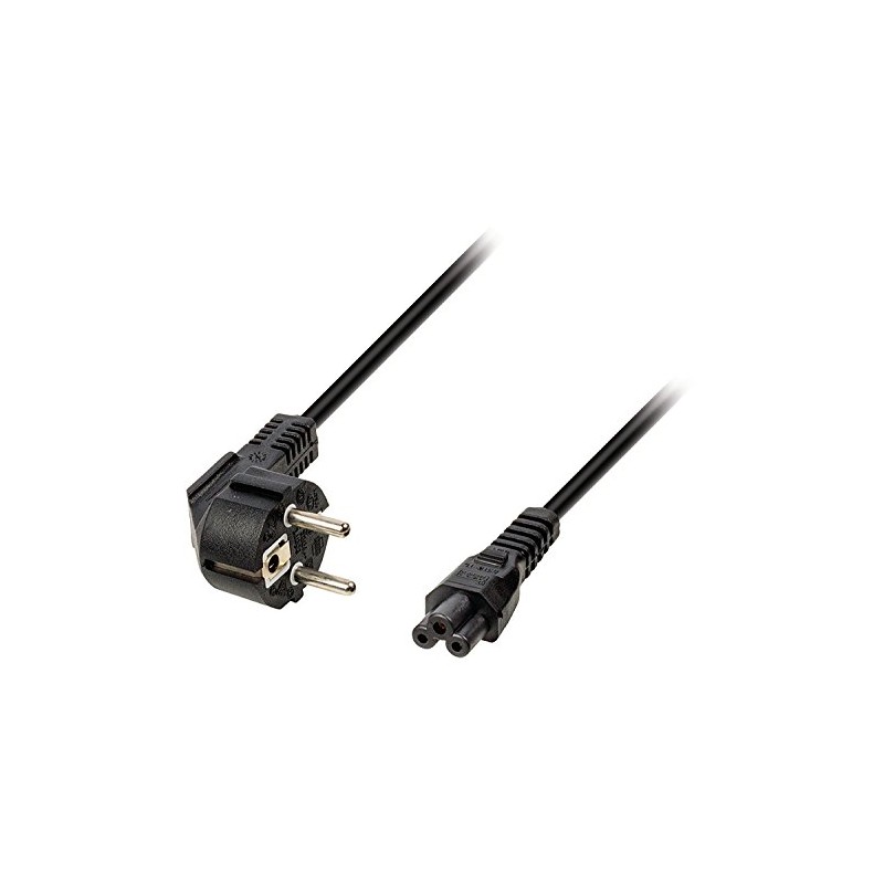 Cordon electrique secteur tripolaire noir 1.80m