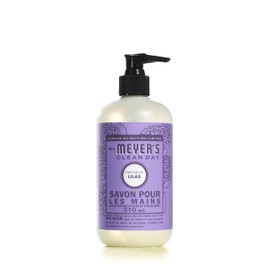 Mrs. Meyer's Clean Day Liquid Hand Soap, Lilac, Cruelty Free and Biodegradable Hand Wash Made with Essential Oils, 370 ml Soap Pump Bottle
