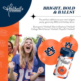 Holiball Inflatable Collegiate Holiday Ornament – Indoor and Outdoor Use – Reusable and Storage Friendly – The Ultimate Holiday Decoration – 30" – Auburn University