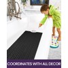 DEXI Bathtub Mat Non Slip, Extra Long 39x16, Suction Cups,