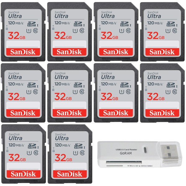 SanDisk 32GB Ultra SDHC UHS-I Class 10 Camera Card 120MB/s