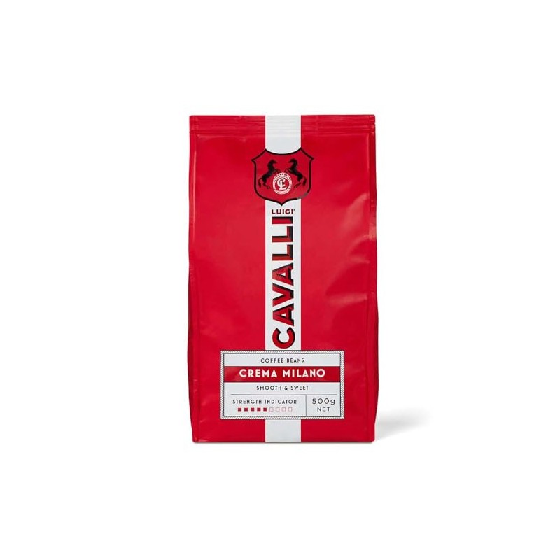 LUIGI CAVALLI Crema Milano Smooth and Sweet Espresso Coffee Beans