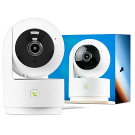Vicohome 2K Indoor Security Wired Camera, Plug-in, AI Tracking, 24/7 Recording, Pet/Baby Monitor, 360° View Pan/Tilt, Night Vision, Two Way Audio, Easy to Setup, 2.4GHz Wi-Fi