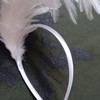 Nnverseryy Women's 20s 50s Feather Fascinator Headband Hairband Hat Tea