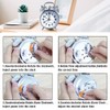 KEYPOWER Alarm Clock Mechanical Wind Twin Bell Double Bell Small