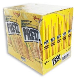 Glico Pretz Sweet Corn Baked Snack Sticks - 1.09 ounce (Pack of 10)