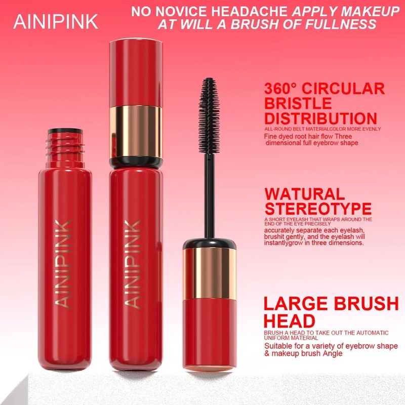 Ainipink 1pc Rimel Resistente Al Agua De Larga Duración