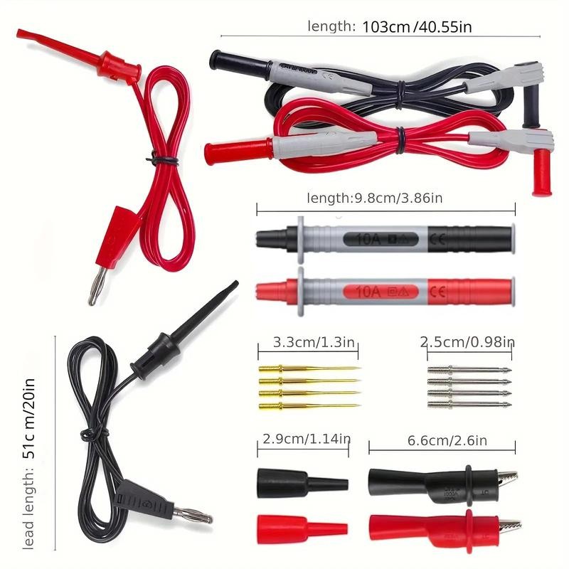 Test Lead Tool Kit, Multimeter Test Leads Kit for Summer, Work