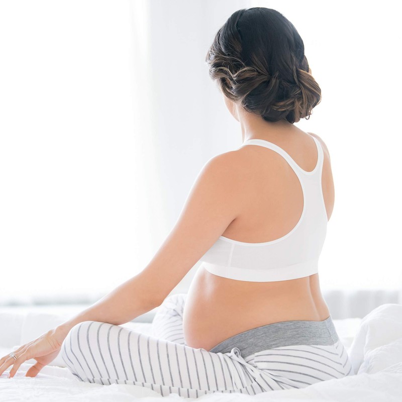 Medela Women's Sleep Bustier Nursing Bra, White, S EU