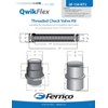 Fernco QwikFlex 24-in. Threaded Sump Pump Check Valve Installation Kit