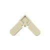 CRL 5/16" Beige Square Cut Frame Corners - 100 Pack